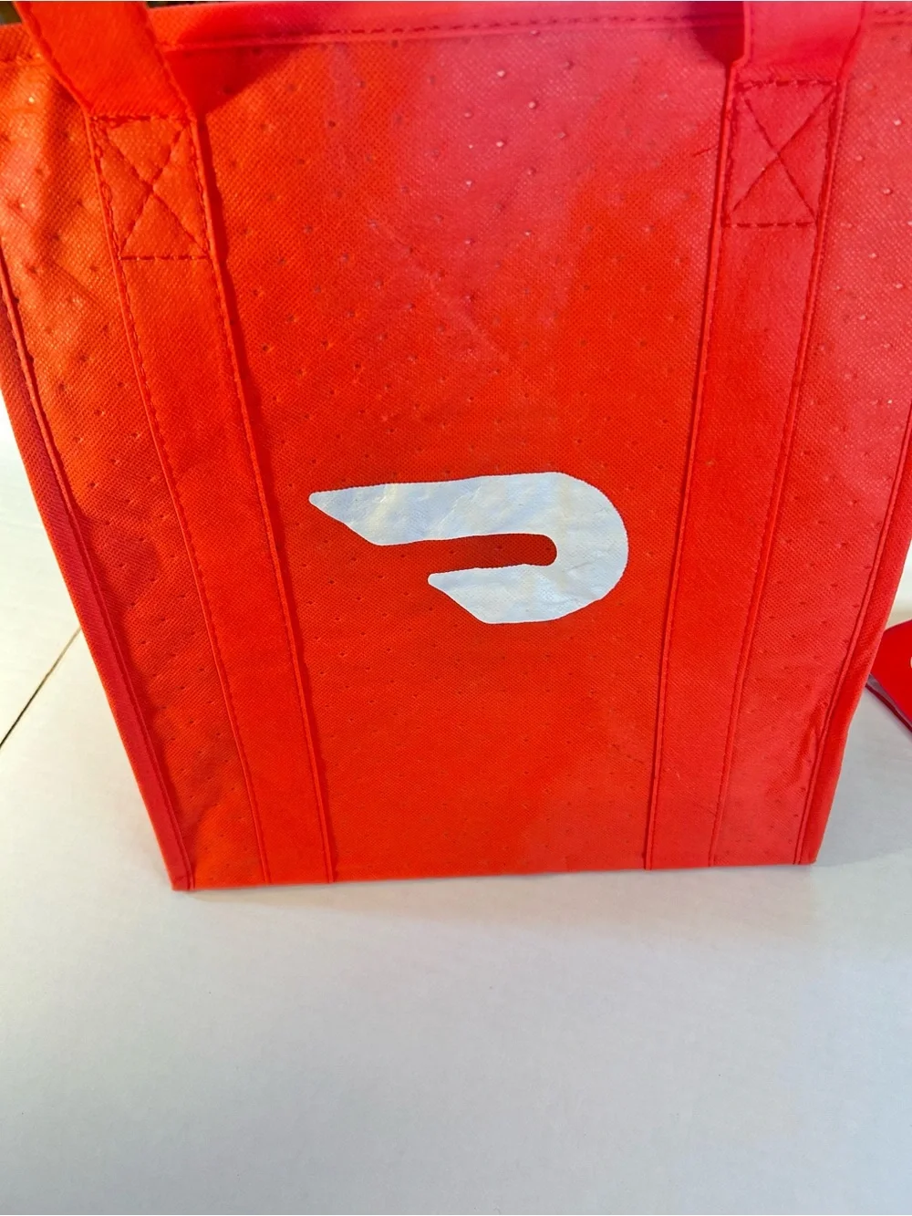 DoorDash Red Insulated Delivery Bag Thermal Tote Food Grocery Hot Cold